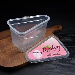 Taza de postre de plástico a <span class=keywords><strong>precio</strong></span> de fábrica para <span class=keywords><strong>pastel</strong></span> de Mousse con tapa y cuchara, caja de contenedor de tiramisú desechable taza de <span class=keywords><strong>pastel</strong></span> de plástico - Product Image 4