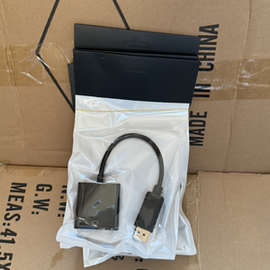 Adaptador DP a <span class=keywords><strong>VGA</strong></span> Pantalla Puerto DP a convertidor <span class=keywords><strong>VGA</strong></span> Adaptador de cable Macho a hembra 1080P para HDTV Monitor MacBook Proyector PC - Product Image 6