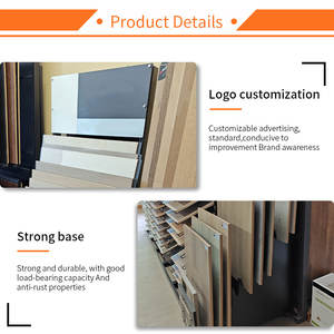 Espositore in legno personalizzabile con ripiani regolabili in legno appeso - Product Image 3