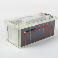Système solaire 24V 100Ah 200Ah 300Ah Lifepo4 25.6V, batterie lithium-ion Lifepo4 12V avec BMS intelligent