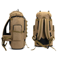 Sacs tactiques rayés décontractés de grande capacité, sac à dos de voyage respirant, fermeture éclair, plusieurs compartiments, léger, durable, pour le sport