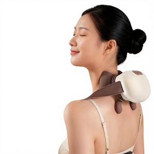 เครื่องนวดคอไร้สายพร้อมฟังก์ชั่นประคบร้อนอุณหภูมิคงที่และฟังก์ชั่นตั้งเวลาการนวดแบบสองโซน ช่วยคลายกล้ามเนื้ออย่างมีประสิทธิภาพ - Product Image 1