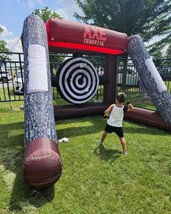 Jeu de lancer de hache gonflable en PVC pour extérieur, idéal pour les fêtes foraines et événements sportifs, adapté aux adultes et aux enfants - Product Image 3