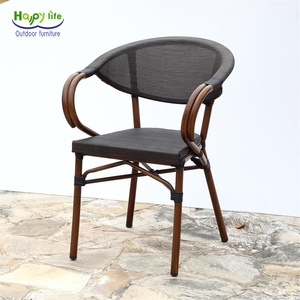 Ensemble <span class=keywords><strong>de</strong></span> chaises <span class=keywords><strong>en</strong></span> maille Teslin colorées, design moderne, durables, pour l'extérieur, café, bistrot, restaurants, <span class=keywords><strong>chaise</strong></span> avec cadre <span class=keywords><strong>en</strong></span> <span class=keywords><strong>aluminium</strong></span> - Product Image 1