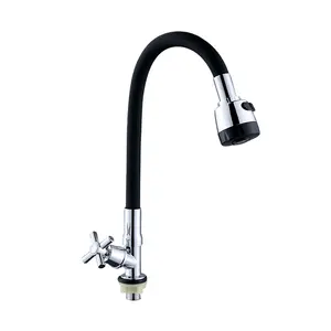 Sanitary Ware Factory Design Kitchen Faucet Cold Water Zinc Kitchen Faucet Single Lever Gourmet Kitchen Faucet