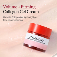 Crème raffermissante au collagène profond avec logo personnalisé, hydratation longue durée, gel apaisant à la camélia pour le visage