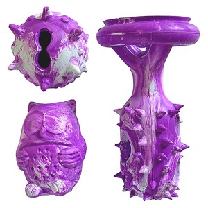 Производитель игрушек для собак, оптовая продажа из Китая, игрушки для собак, жевательные игрушки из натурального каучука, дозатор для еды из прочного каучука, настраиваемый цвет - Product Image 1