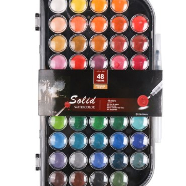 Paint Kids DIY Gouache Paint NON Toxic and Safety Gouache with 12/28/36/48 Colors Painting