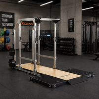 Rack de musculation professionnel en acier inoxydable pour squats, développés couchés et soulevés de terre en salle de sport