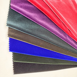 Ks Hàn Quốc 95% <span class=keywords><strong>Polyester</strong></span> 5% Spandex Sợi Dọc Dệt Kim Nhung Váy Vải Căng Cho Phụ Nữ 'Quần Áo Giày Nhà Dệt May Bọc - Product Image 3