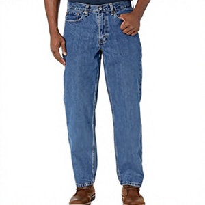 <span class=keywords><strong>Jean</strong></span> en denim coupe bootcut ample vintage taille mi-haute Levi's pour homme 550 (grands et très grands tailles disponibles) délavé moyen 34W X 32L - Product Image 3