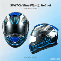 Casque de moto modulaire GID, casque intégral rabattable pour moto touring, pour cruiser, toutes saisons, unisexe, taille plus