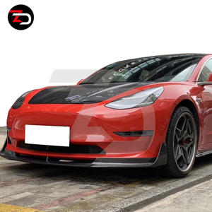 ขายส่งชุดแต่งคาร์บอนไฟเบอร์พร้อมกระโปรงข้างริมฝีปากด้านหน้าสําหรับ <span class=keywords><strong>Tesla</strong></span> รุ่น <span class=keywords><strong>3</strong></span> เปลี่ยนเป็นสไตล์ Vors - Product Image 5