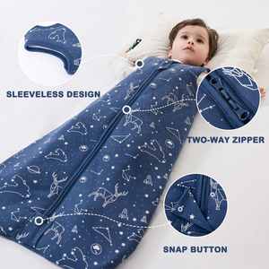 3.5 Tog Winter Baby Sleep Sack 0-6 Months 100% Cotton Soft Warm <b>Wearable</b> <b>Blanket</b> for Newborn Infant Toddler - Product Image 3
