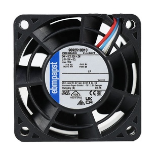 พัดลมระบายความร้อนแบบ DC ebm-papst 614J/2HHPR-010 ขนาด 60*60*32 มม. สำหรับอุปกรณ์อุตสาหกรรม พัดลมแบบแกนความเร็วสูง - Product Image 1