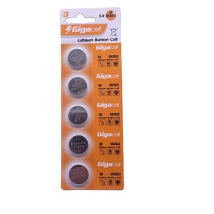 Batteria al Litio 2032, Confezione da 5 (Pacco da 1), Compatibile con AirTag/ Funzioni di Sicurezza per Bambini/ Portachiavi/ Cella <span class=keywords><strong>CR2032</strong></span> 3V - Product Image 1