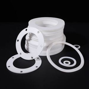कस्टम बोर्ड वॉशर नरम विस्तारित ptfe गैसकेट उच्च दबाव प्रतिरोध ptfe शीट सफेद ptfe गैसकेट शीट - Product Image 3