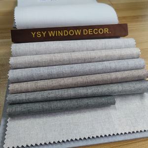 Luxe Gris 3 PASS Thermique Blackout Tissu Lin Look Rideaux Plis Pli pour Salon - Product Image 6