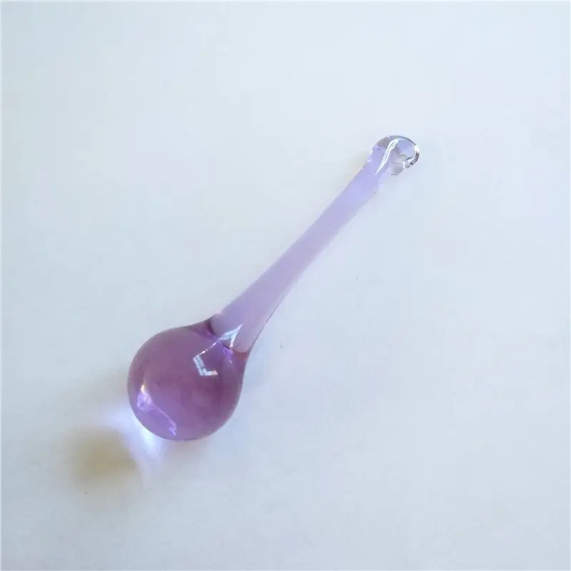 Nuovo elegante cristallo viola chiaro prisma lampadario a goccia pendenti decorazione lampadario di cristallo parti per la decorazione domestica