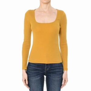 Camiseta de Manga Larga de Algodón Personalizada para Mujer, Transpirable y Antibolitas, Estilo Casual - Product Image 4