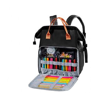 BSCI factory <b>Knitting</b> storage Backpack, Large Yarn <b>Bag</b> for Crocheting, Crochet <b>Bags</b> and Totes - Product Image 4