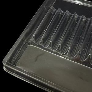 กล่องบรรจุภัณฑ์พลาสติกใสแบบกำหนดเองสำหรับดินสอสี 12 สี บรรจุภัณฑ์ PVC สำหรับเครื่องเขียนพร้อมวัสดุแบบม้วน - Product Image 2
