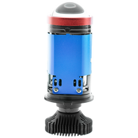 VAHID Q7 Projecteur LED Mini H4 Haute Puissance, Double Faisceau, 6000K, Étanche IP65, 4100 Lumens, Moto/Voiture, 12V, Blanc, Universel