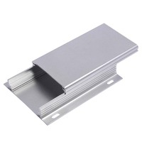 Caja de control de potencia electrónica de Metal montada en la pared, caja de Proyecto de aluminio dividido personalizada, caja de caja electrónica para PCB