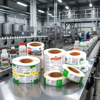Étiquettes adhésives pour bouteilles, emballages étanches, pour aliments, cosmétiques, logo personnalisé, étiquettes pour bouteilles, étiquetage pharmaceutique