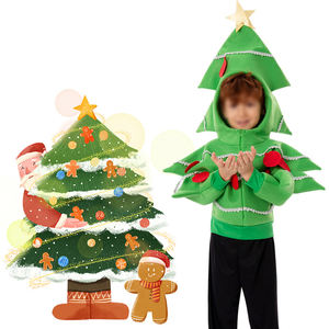 Costume de Noël pour adultes et enfants unisexe, costume de fête d'Halloween, costume de Père Noël en fourrure, costume de voleur, costume de fourrure verte pour enfants, costume de maître Furley - Product Image 4