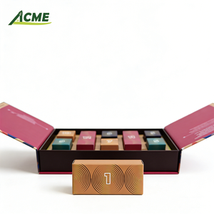Boîte de calendrier de l'avent personnalisée, boîtes rigides de <span class=keywords><strong>compte</strong></span> <span class=keywords><strong>à</strong></span> <span class=keywords><strong>rebours</strong></span> de 12 jours, papier couché, emballage cadeau pour chocolats - Product Image 5