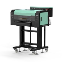 Nouvelle imprimante DTF 30 cm à 2 têtes RGBO 9 couleurs pour transfert numérique sur textile respirant et film PET haute gamme pour T-shirts et sweats à capuche
