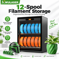 Séchoir à filament pour imprimante 3D, armoire de stockage à faible humidité, déshumidificateur à tamis moléculaire, trous d'alimentation directe PLA PETG ABS TPU