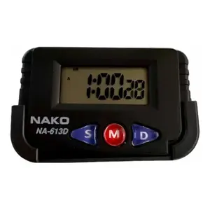 Orologio da scrivania digitale Nako Na-613d con display LCD, funzionamento a batteria, con funzione sveglia e retroilluminazione, design moderno per l'arredamento di casa e ufficio - Product Image 1