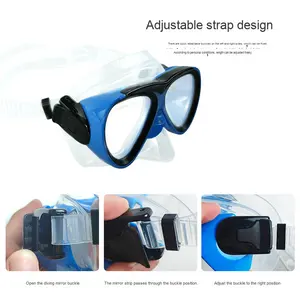 Kinder Multi Diving Equipment Semi-Dry Schnorchel Set mit Mask Diving Brille zum Schnorcheln Tauchen - Product Image 2