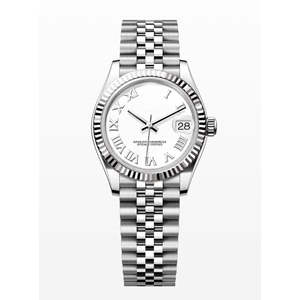 2813 31mm Quality Automatic <b>Watch</b> Silver Stainless Steel Bracelet Luminous Calendar 3A <b>Mechanical</b> Wristwatch for Women - Product Image 1