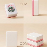 160 tuiles de Mahjong américaines, tuiles de Mahjong de Noël, tuiles de Mahjong sur mesure, tuiles de Mahjong en acrylique, OEM ODM Vente en gros