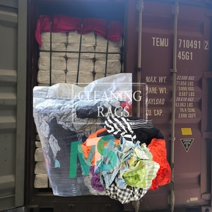 Trapos de Algodón de Alta Calidad, Trapos Industriales de Algodón de Colores Mezclados en Bolsas de 10 kg para Limpieza de Aceite - Product Image 1