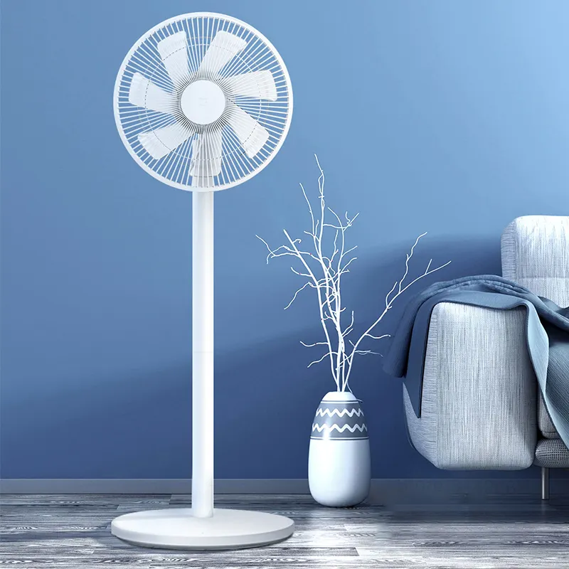 New Xiaomi Mijia Smart Standing Fan E 140 Ultra Wide Angle Portable 7 Fan Blades DC Inverter Mini Fan Mi Home APP