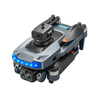 Drone professionnel sans balais 4K HD avec double caméra 540 °   Quadricoptère RC pliable avec positionnement GPS et évitement intelligent des obstacles