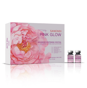 Suero facial Sanendi Pink Glow Advanced Whitening Cocktail, suero puro de vitamina C, suero de arbutina, 5 ml x 10 viales para uso doméstico. - Product Image 1