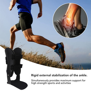 Attelle de cheville articulée bilatérale réglable en plastique pour blessures sportives/faiblesses/entorses/in stabilité - Product Image 2