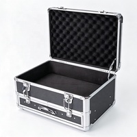 Caja de Transporte de Herramientas de Aluminio Protectora e Impermeable para Equipo de Almacenamiento