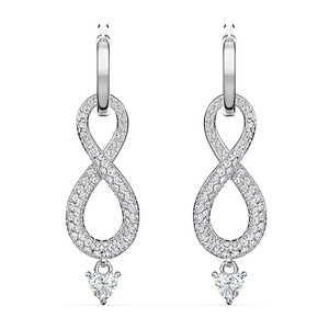 Orecchini Pendenti Infinity Love per Donne, Eleganti Orecchini a Forma di Otto, Gioielli di Moda Quotidiana - Product Image 4