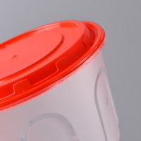 Bol jetable en PP durable, empilable et étanche avec couvercle verrouillable - Plage de température de -18 à 120°C pour soupes, aliments pour bébés et restaurants