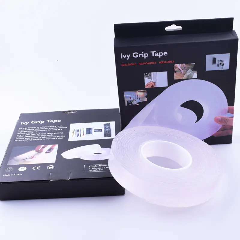 High Quality Transparent Nano Washable Adhesive double sided adhesive tape circles