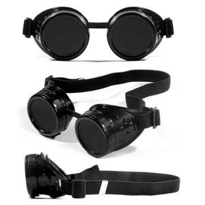 Lunettes Steampunk Vintage Personnalisables avec Logo, Lunettes de Soudure Punk, Lunettes Cosplay UV400, Lunettes Cyber, Lunettes Steampunk, Lunettes d'Halloween pour Hommes - Product Image 6