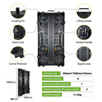 Светодиодный экран Vishow6.0 Indoor P1.953 GOB 500x1000 мм с HDR10+, яркостью 800 кд/м², гарантией 2 года, панель для аренды на концертах и свадьбах