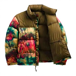 Fashion Style Men's <b>Warm</b> Hooded Puffer Jacket Oem <b>Waterproof</b> Front Logo High Street Style Winter Streetwear - Product Image 1