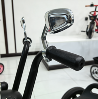 Tricycle bébé certifié CE 4-en-1, poussette multifonction à trois roues
